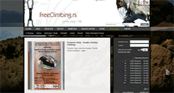 Desktop Screenshot of freeclimbing.rs